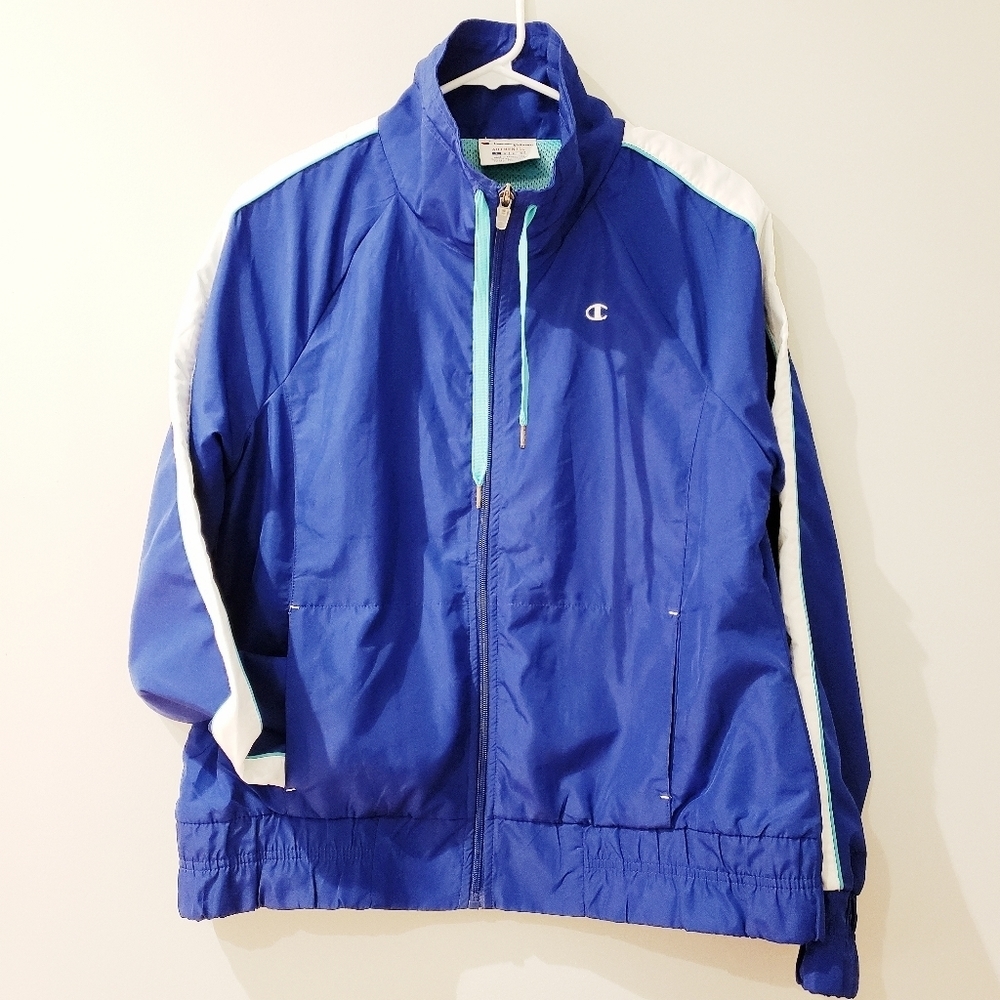 Womens Vintage Champion Windbreaker